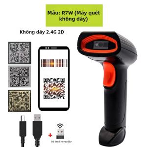 Máy Quét Mã Vạch Cầm Tay 1D 2D Đọc Mã Vạch Có Dây/không dây/Bluetooth Mã QR Mã Datamatrix PDF417 Cảm Biến CMOS Độ Phân Giải Quang Học 600*600