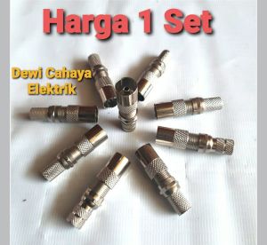 Jack F Drat Female Jek TV Drat Cewek - Jek F to TV Connector TV + Drat 5c