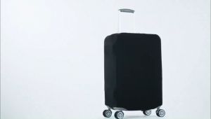 Stretchable Fabric Luggage Cover Dust Proof Travel Suitcase Trolley Case High Elastic Protector OP