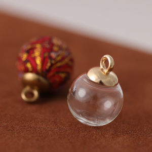 Transparent Large Mouth Glass Ball For Handmade Jewelry