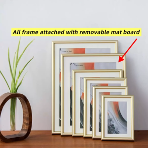 SG Stock Aluminum Alloy Photo Frame 3R 4R 5R 6R 8R A4 A3 Picture Frame Table Wall Display Graduation Photo Frame Gift