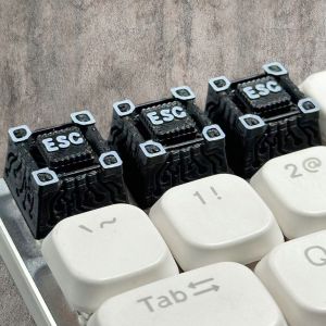 1pcs  key cap Cross axis New custom creative and personalized sword gaming mechanical keyboard ESC backlit key cap