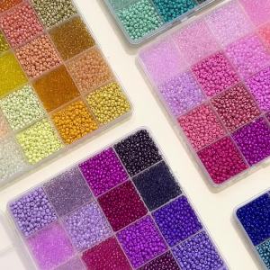 About 5200Pcs24 Grid Rice Bead Box Handmade DIY Jewelry Bracelet Earrings Kandi Jewelry Accessories Materials