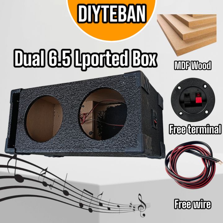 Dual Inch Subwoofer Box Hole L Ported 25hz 30hz