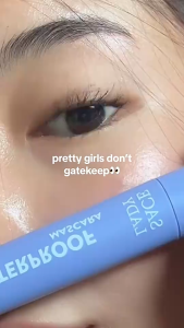 SACE LADY Mascara Waterproof Volumizing Curling+Black Eyeliner Smudge-proof Natural Eye Makeup Cosmetic