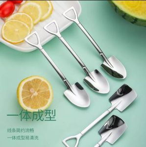 ช้อนสแตนเลส ช้อนชงกาแฟ ช้อนชงชา ช้อนตักขนม ช้อนตักของหวาน เกรดA อย่างดี ช้อนยาว15.2cm. กว้าง3.5. มีให้เลือก 3สี : สีเงิน สีทองและสีโรสโกลด์