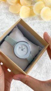 Jam Tangan Wanita Casual Elegant Leather Strap Quartz Movement Anti Air K0084L