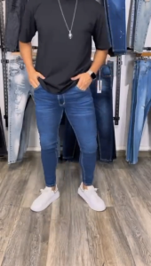 Premium Mens Stretchable Denim Jeans Pants - Skinny Fit Casual Jeans Combo Set (Light Blue / Dark Blue / Black)
