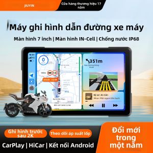 JIUYIN | Đơn Vị Xe Máy Hỗ Trợ CarPlay Thông Minh 7 Inch Ghi Đôi