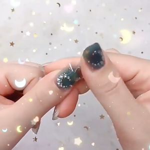 Stiker Kuku Elegan 14 PCS Stiker Kuku Wanita Y3-02 Premium Nail Art Sticker Series Medicure YS003