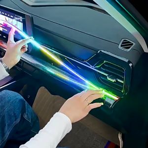 Dải đèn sợi Quang 16 triệu màu chỉnh APP+REMOTE 110CM USB 5V