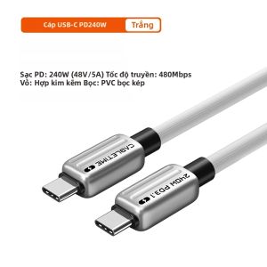 CABLETIME Cáp USB C PD240W Sạc Nhanh Type C Cho Máy Tính Xách Tay MacBook Samsung Huawei iPhone - Cáp Đồng Bộ Dữ Liệu Tốc Độ Cao 5A