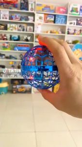 ของเล่นเด็ก Flynova Pro UFO ลูกบอลบินวิเศษ สปินเนอร์บินได้ ฟลายอิ้ง ลูกบอลหมุน ลูกบอลเสียงหึ่งๆ LED หมุนได้ ของเล่น