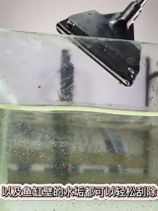 Aquarium cleaning tool for fishtank flat sand algae removal Glass Algae Removal Scraper Household cleaning supplies tool Aluminum Alloy Aquarium Fishtank Algae Scraper With Blade Aquatic Water Plant Grass Cleaning Tool Algae Cleaner Kit Set