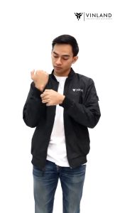 Jaket Pria BOMBER VINLAND Harian Windproof