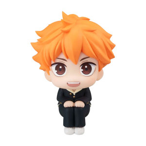 Bandai | Haikyuu Anime 2Pcs Set Figures Hinata Shoyo And Tobio Kageyama Q Version Mini Sitting Posture Action Figure Pvc Model Car Toy