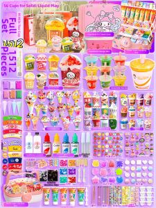 Mini DIY Bubble Tea Cup Set Complete