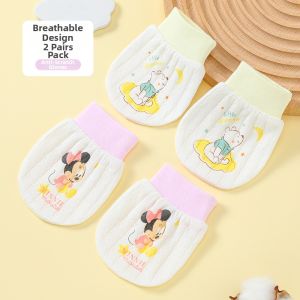 Disney | Cotton Anti-Scratch Bite-Resistant Baby Gloves