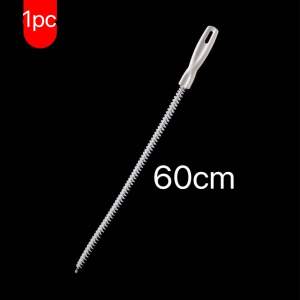 60cm Sewer Pipe Cleaning Stick Floor Drain Hair Hair Wash Basin Anti-blocking Special Tool Brush