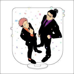 Bandai | 16CM Jujutsu Kaisen Anime Acrylic Hình Đứng Gojo Satoru Itadori Yuji Fushiguro Megumi Zenin Maki Đồ Trang Trí Quà Tặng Giáng Sinh