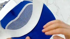 Disposable Self-Adhesive Collar Sweat Absorbing Pad Hat Cap Anti Sweat Pad DIY Cuff Sweat Absorbing Pad