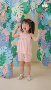 LULLABY - Bộ BG 2 dây nơ thun lạnh - NH388N