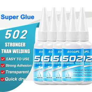 502 Repair Super Glue Medium Viscosity Instant Adhesive Multi Purpose Quick Dry For Metal Plastic Rubber Bond Home Party Decor
