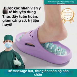 ECAC | Dép Massage Bấm Huyệt Phụ Nữ Chống Trơn Trượt Kháng Mùi