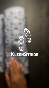 KleenStride Round Nonslip Bath Mat Shower Mat with Suction Cups | Anti Slip Foot Massage Rubber Mat