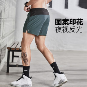 Mens Running Shorts Breathable Quick Dry Marathon Sports Training Underwear Videke Brand Lightweight Reflective Night Vision