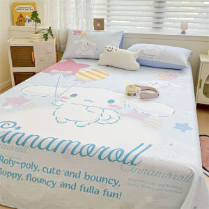 Pure Cotton Anti-Slip Single Bed Sheet Cartoon Design Childrens Dormitory Bedding Cover Full Cotton Bed Curtain
