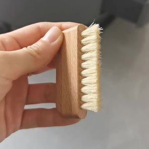 Bàn Chải Bụi Móng Tay Mini Tay Cầm Bằng Gỗ Lông Lợn Đa Chức Năng Dụng Cụ Làm Sạch Móng Tay Màu Sắc Tự Nhiên Chất Liệu Gỗ Sồi 6 Chiếc Sản Phẩm Làm Sạch Móng Tay