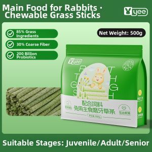 Yee | Probiotic Timothy Grass Feeding Stick Chewing Strip Rabbit Food