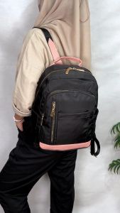 Peonia PNA SASSA Water Resistant Ransel Tas Wanita Punggung Kantor Kerja Sekolah Kuliah Outdoor Trendy Fashion Style Travel Casual Backpack Anak Remaja Perempuan Selempang Cewek Bag