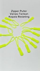 Tali Zipper Puller Variasi Tarikan Kepala Resleting Warna Hijau Stabilo Untuk Puller Tas Jaket Dll Harga Per Lusin