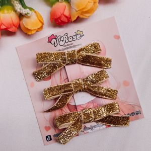Vrose | Jennie Velvet Glitter - Baby Kids Hair Accessories | Hairclip Headband Hairtie Baby Kids | Pita Rambut Jepit Rambut