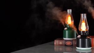Đèn Retro USB Máy Khuếch Tán Hương Thơm Máy Tạo Độ Ẩm Không Khí Im Lặng Với Lượng Sương Lớn Đèn Ngủ Đầy Màu Sắc Cho Máy Tính Để Bàn Phòng Ngủ Gia Đình Máy Tạo Sương Mù Để Bàn