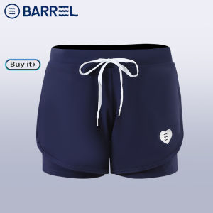 ชุดดำน้ำสองชิ้นแห้งเร็วสำหรับผู้หญิง ชุดซิปคอวี แขนยาว ขาสั้น ทรงสลิมฟิต เสื้อกั๊กดำน้ำแบบสวม