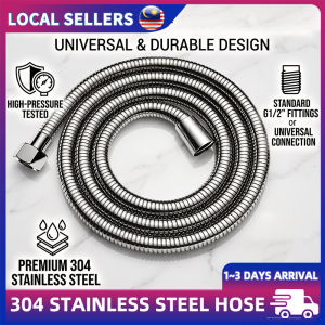 Premium Paip Mandi Shower Hose 304 Stainless Steel Thick Anti Bocor Burst-Proof for Bathroom Toilet
