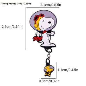 Bandai | Trâm Cài Men Hình Chú Chó Hoạt Hình Dễ Thương Huy Hiệu Hợp Kim Hình Chó Xinh Xắn Để Làm Đồ Trang Sức Tự Chế Trang Trí Quần Áo Denim Balo Móc Treo Trang Trí