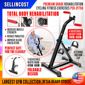 FitExperte SellinCost Foldable 2in1 Rehabilitation Bicycle Mini Exercise Bike Mobility Cycle Physiotherapy Fitness Bicycle Home Pedal Bike Exercise Elderly Indoor Equipment Home Cycling Arm Leg Feet Basikal Orang Tua Basikal Terapi Lutut PEB