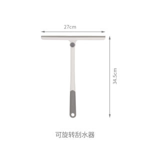 Rotatable Glass Cleaner Scrubber Floor Water Drier Exterior Window Cleaning Tool Double Sided Glass Cleaning Device