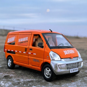 Metal Pull-Back Bread Van Model Toy Car