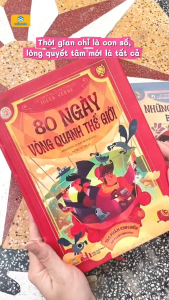 Sách - 80 Ngày Vòng Quanh Thế Giới - Tác phẩm kinh điển có tranh minh họa - ndbooks