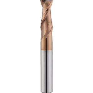 Tungsten Carbide Flat Bottom Coated 2-Blade Keyway Milling Cutter 55°