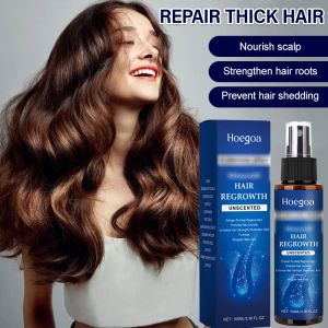 Hair Growth Spray Safe Effective Anti-Lost Strengthen Hair Roots Thick Nourish Scalp Glossy Smooth Control Oil Repair Damage Hair Essence