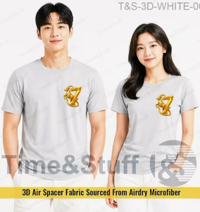CNY 2027 Chinese New Year Microfiber T-Shirt / Year of the Goat 2027 / Mens & Womens Family Tee / T&S-3D-06
