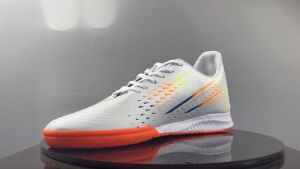 SATSET X Sepatu Futsal Jagabaya Pro In Putih Sol Orange