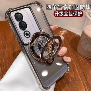 Oppo A80 Silicone Protective Case Full Cover with Lens Film Anti-Fall Airbag Transparent Shell for Men And Women International Version