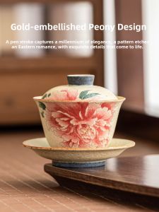 JISU | Bluestone Red Heat-resistant Tea Cup Gaiwan